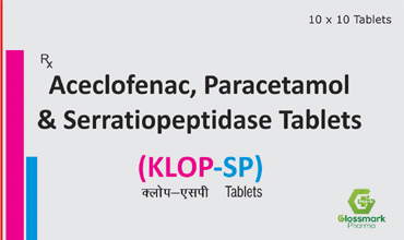 aceclofenac, Glossmark Pharma Pvt. Ltd., WHO-GMP certified company, Gmp certified company, Who-Gmp certified third party manufacturers, List of Who-Gmp certified pharmaceuticals company,  Pharmaceuticals & Drugs, Pharmaceuticals company, Pharmaceuticals Industry